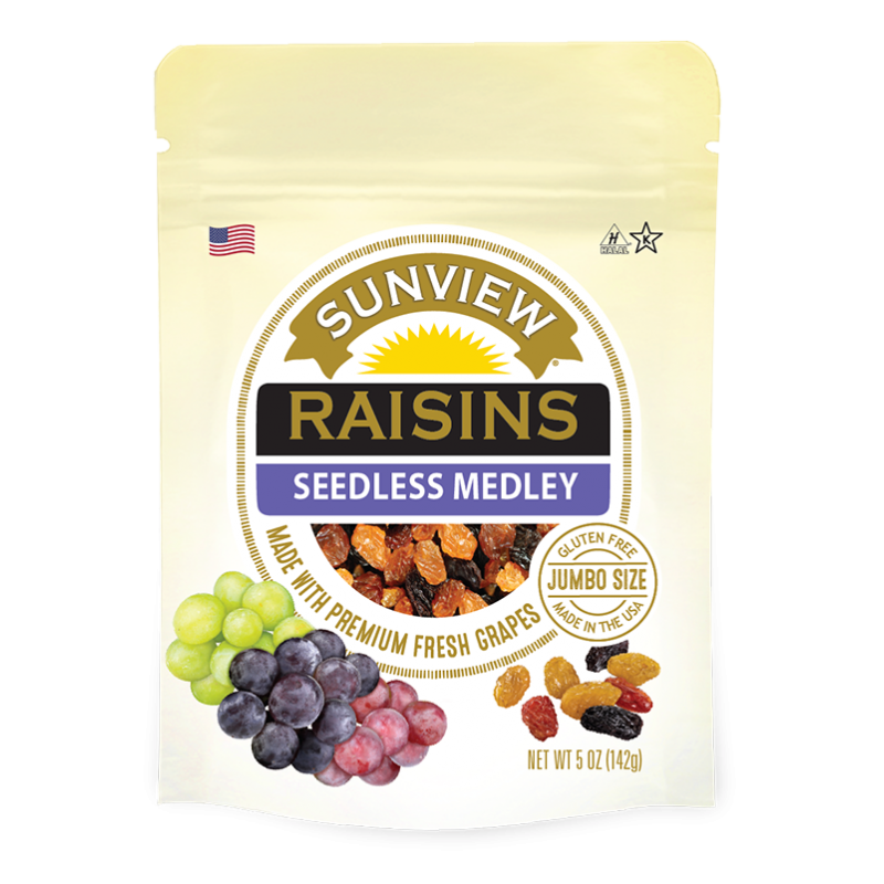 SUNVIEW RAISINS SEEDLESS MEDLEY