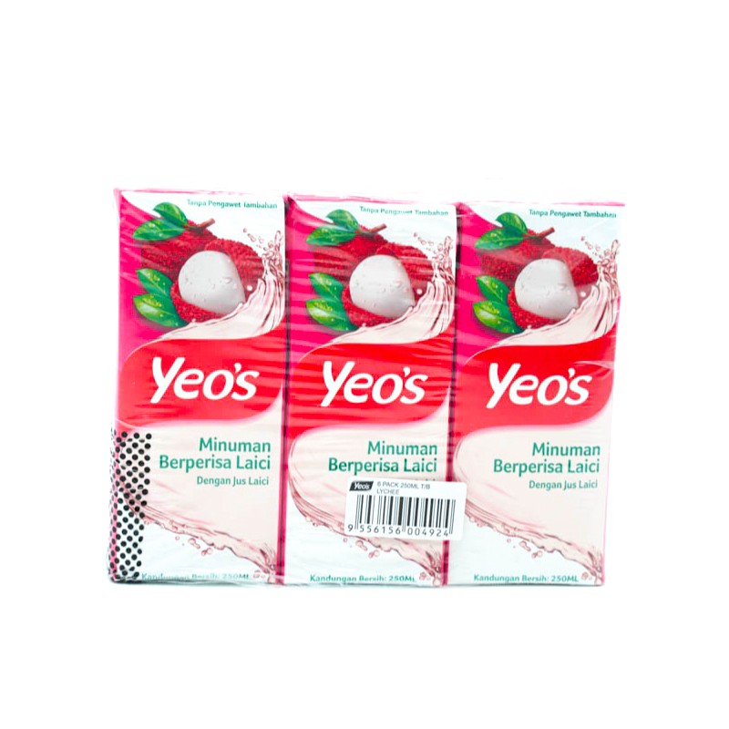 YEO'S LYCHEE (250mlx6)