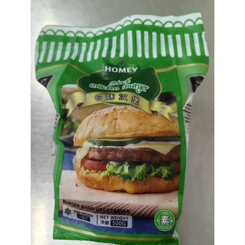 HOMEY MOCK CHICKEN BURGER 500G