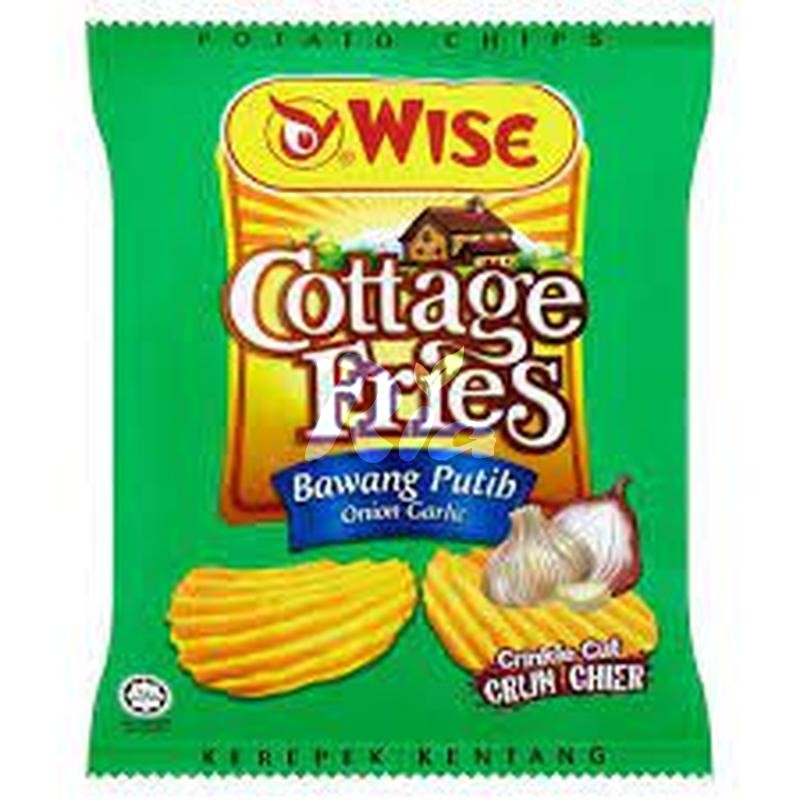 WISE 60G COTTAGE FRIES ONION GARLIC