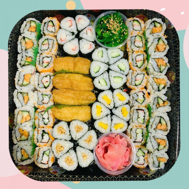SET L- RAINBOW SUSHI SET