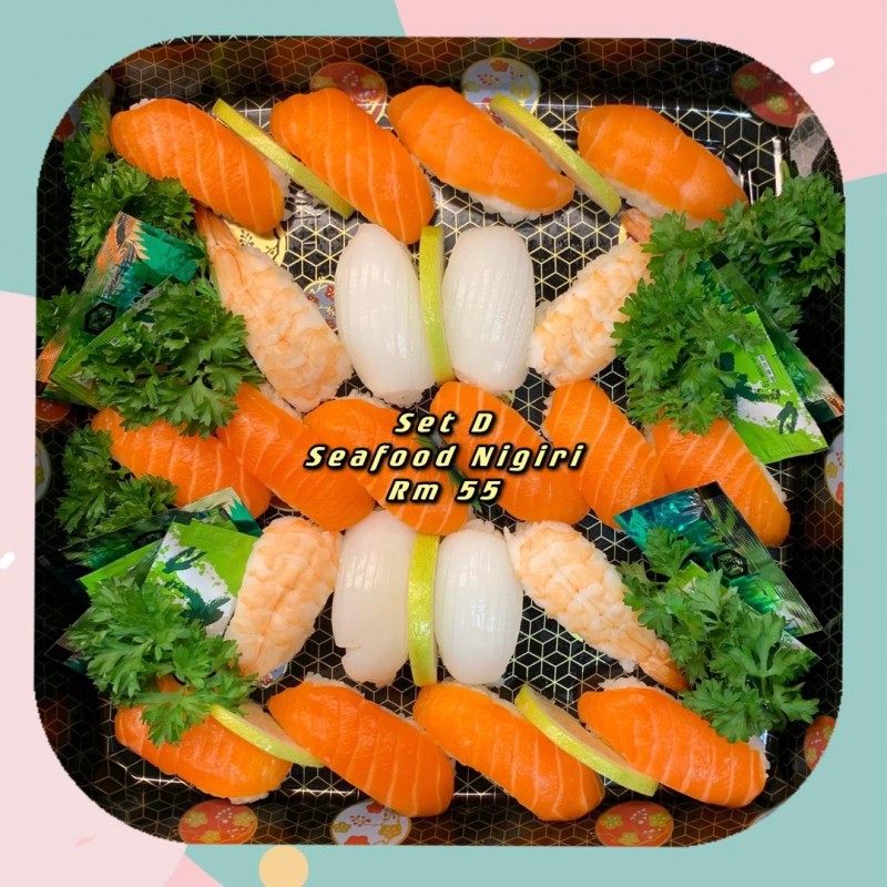 SET D- SEAFOOD NIGIRI SET