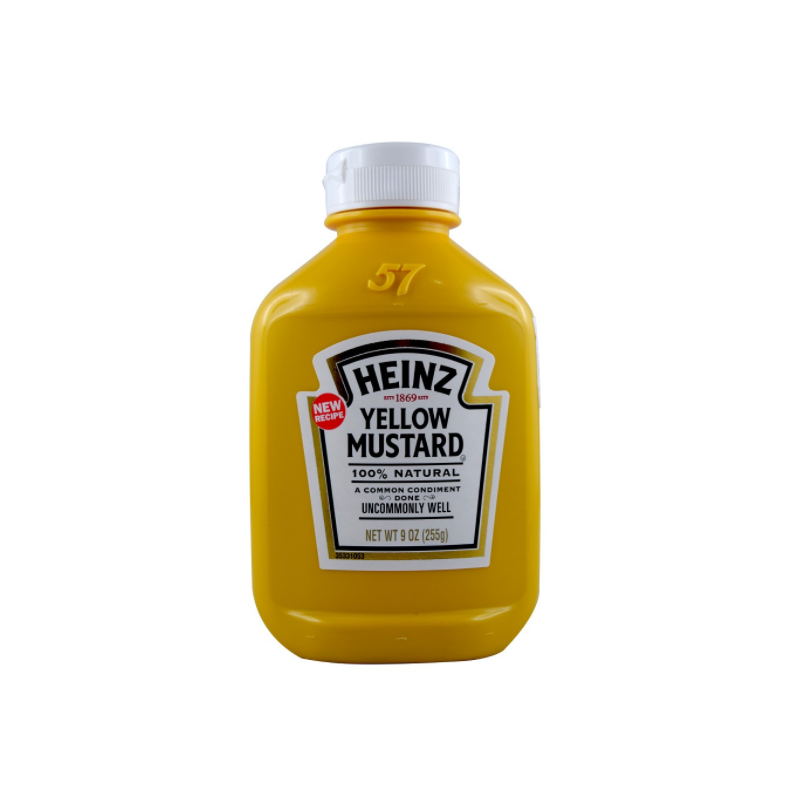 HEINS YELLOW MUSTARD 225G