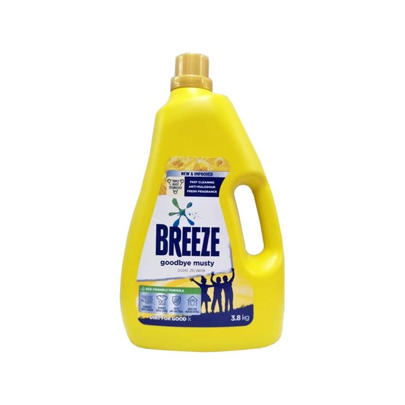 BREEZE LIQUID DETERGENT (YELLOW) 3.6KG