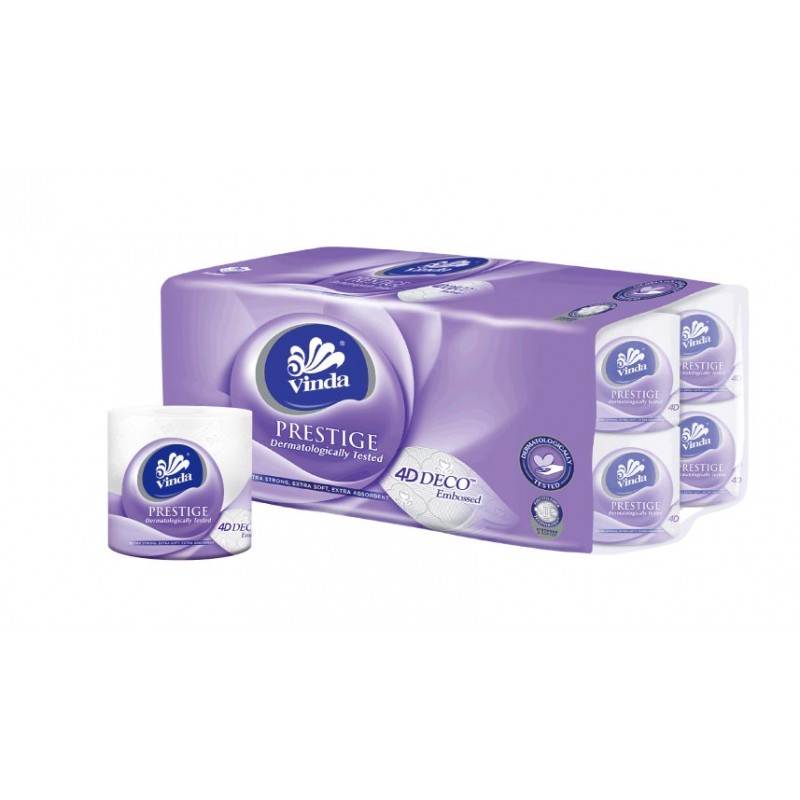VINDA PRESTIGE 4D TOILET ROLL 16S
