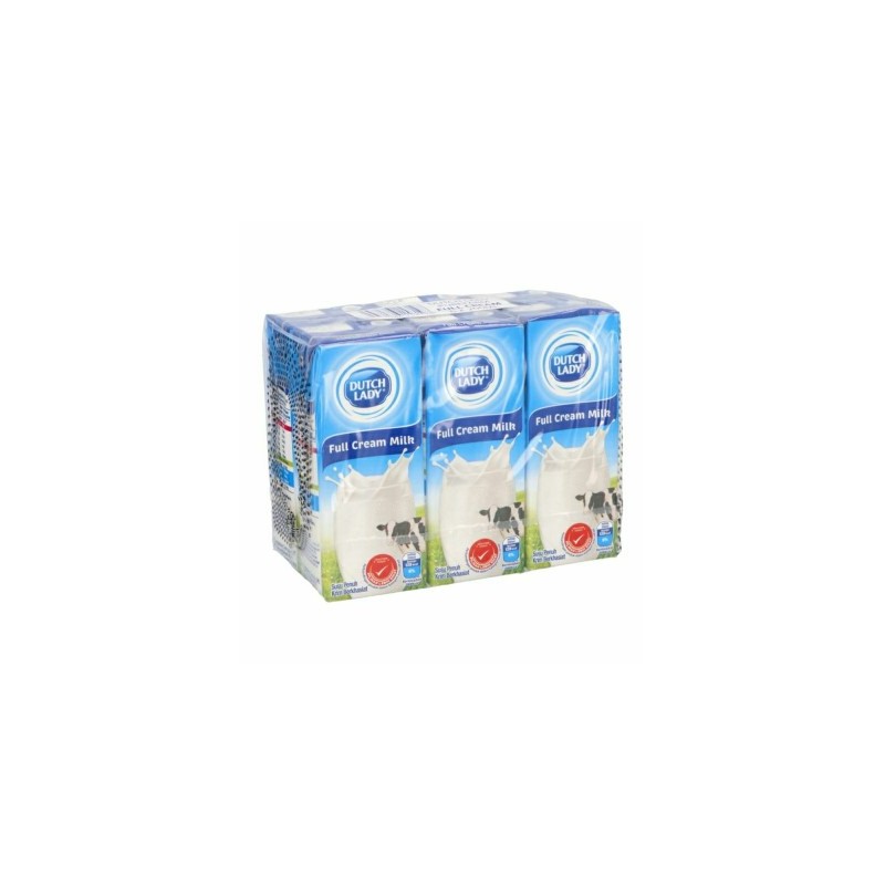 DUTCH LADY UHT FULL CREAM MILK 200MLX6