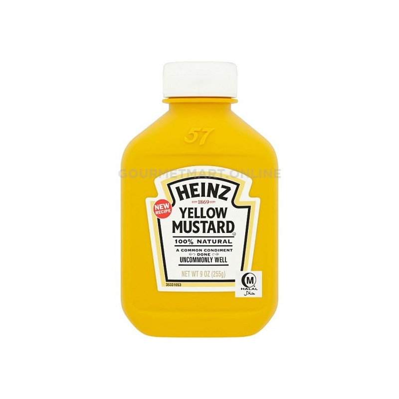 HEINZ YELLOW MUSTURD 255G