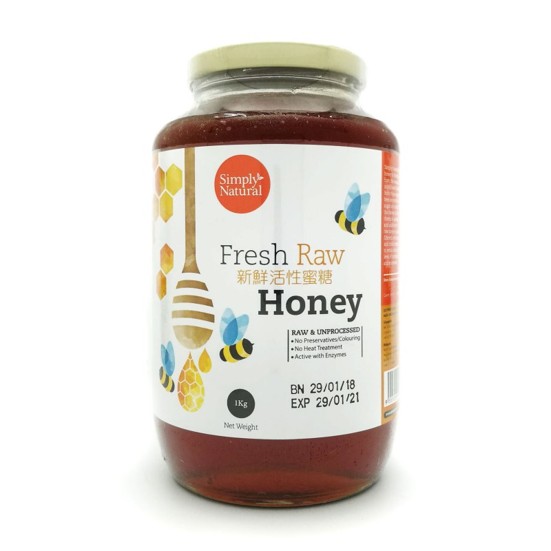 SN FRESH RAW HONEY 1KG