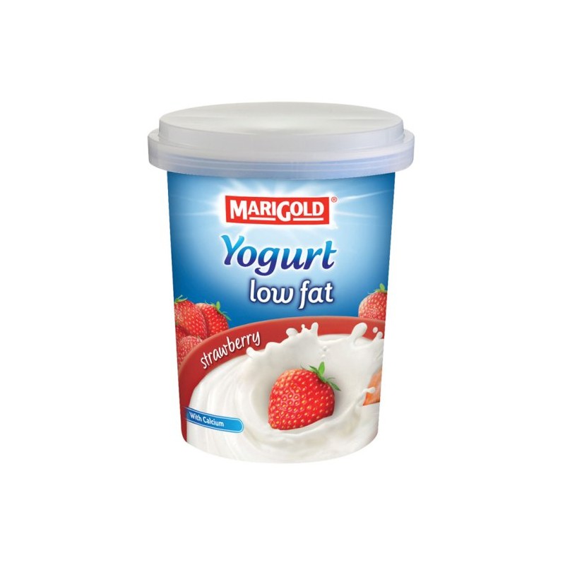 MARIGOLD STRAWBERRY L/F YOGURT 130G